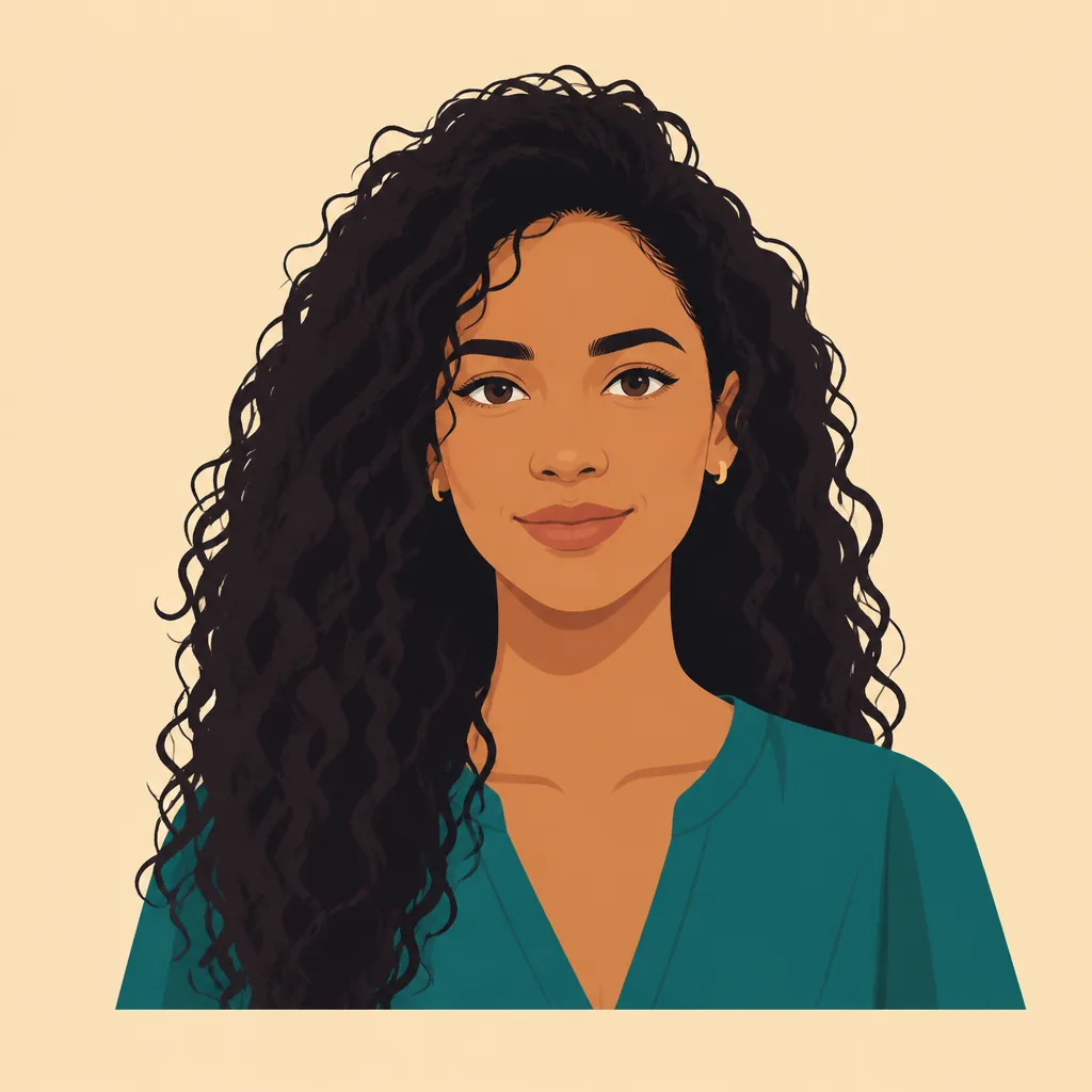 Illustrated portrait of Larissa Fontes